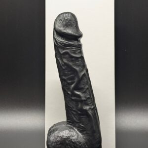 El Venoso consolador realista gris con testículos y ventosa El Bandido Import